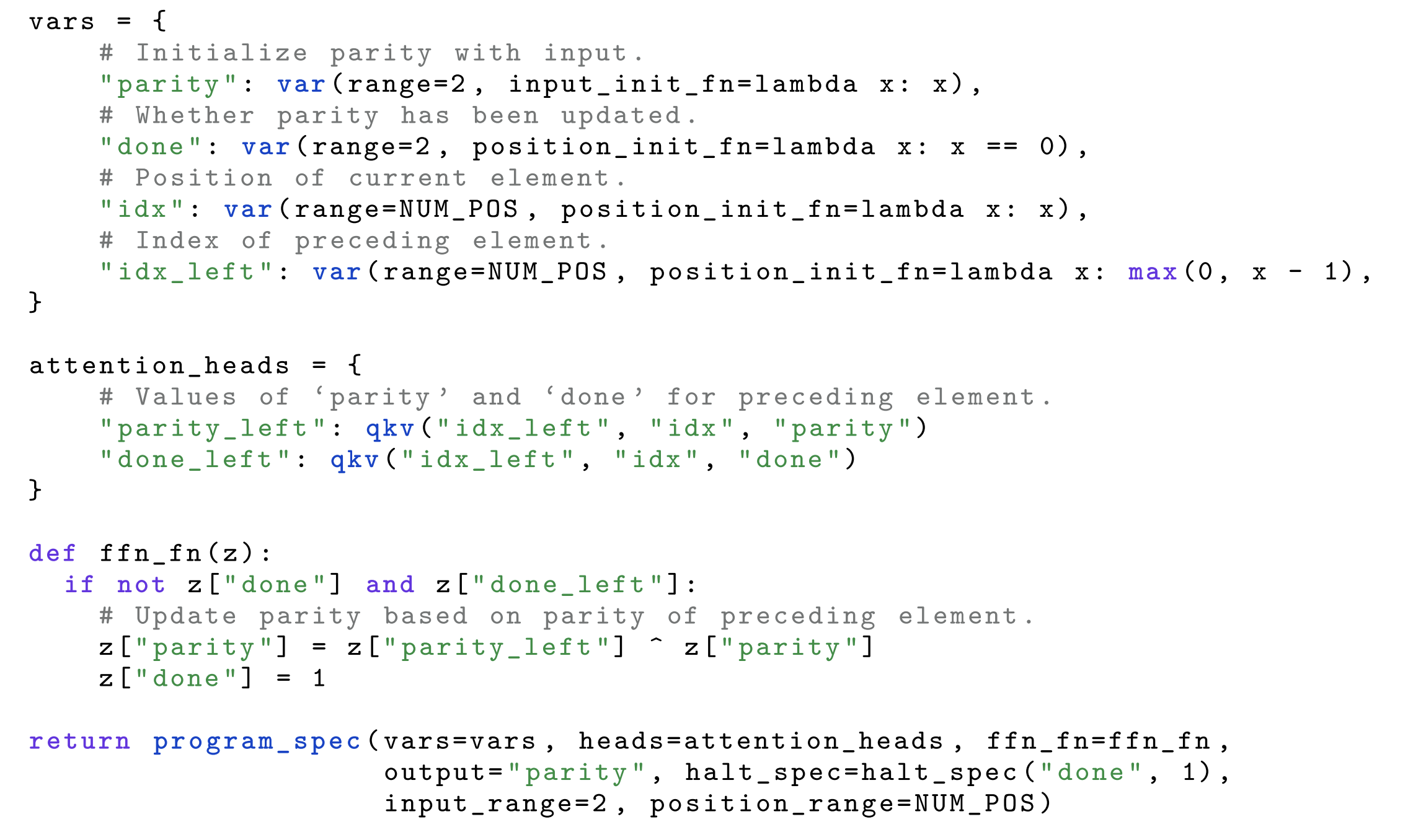 An ALTA Program Example - parity
